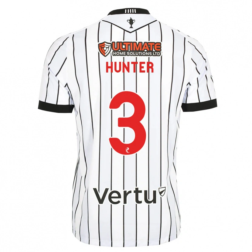 Danxen Kinder Lyle Hunter #3 Weiß Schwarz Rot Heimtrikot Trikot 2026/27 T-Shirt