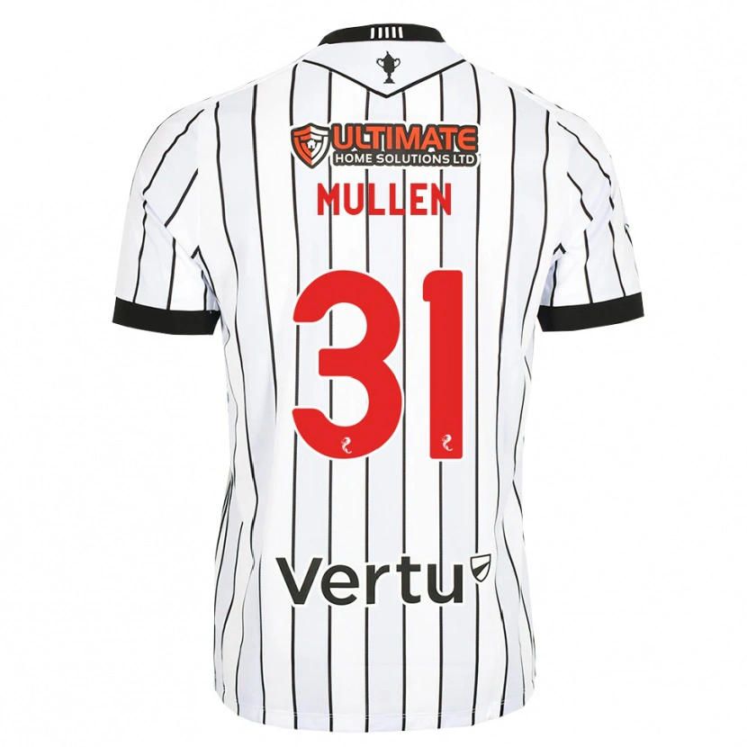 Danxen Kinder Ryan Mullen #31 Weiß Schwarz Rot Heimtrikot Trikot 2026/27 T-Shirt