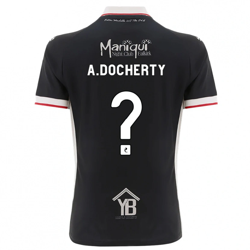 Danxen Kinder Aimie Docherty #0 Schwarz Weiß Rot Heimtrikot Trikot 2026/27 T-Shirt