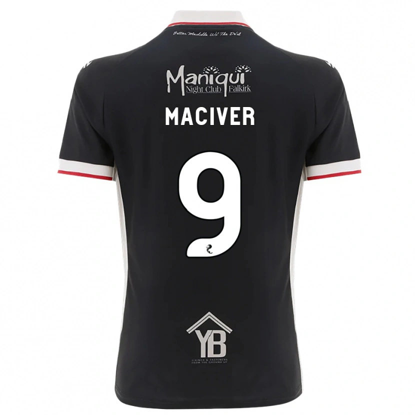 Danxen Kinder Ross Maciver #9 Schwarz Weiß Rot Heimtrikot Trikot 2026/27 T-Shirt