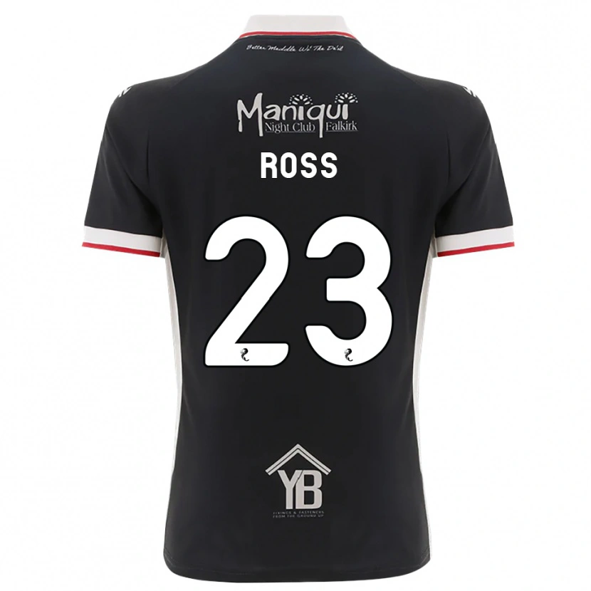 Danxen Kinder Ethan Ross #23 Schwarz Weiß Rot Heimtrikot Trikot 2026/27 T-Shirt
