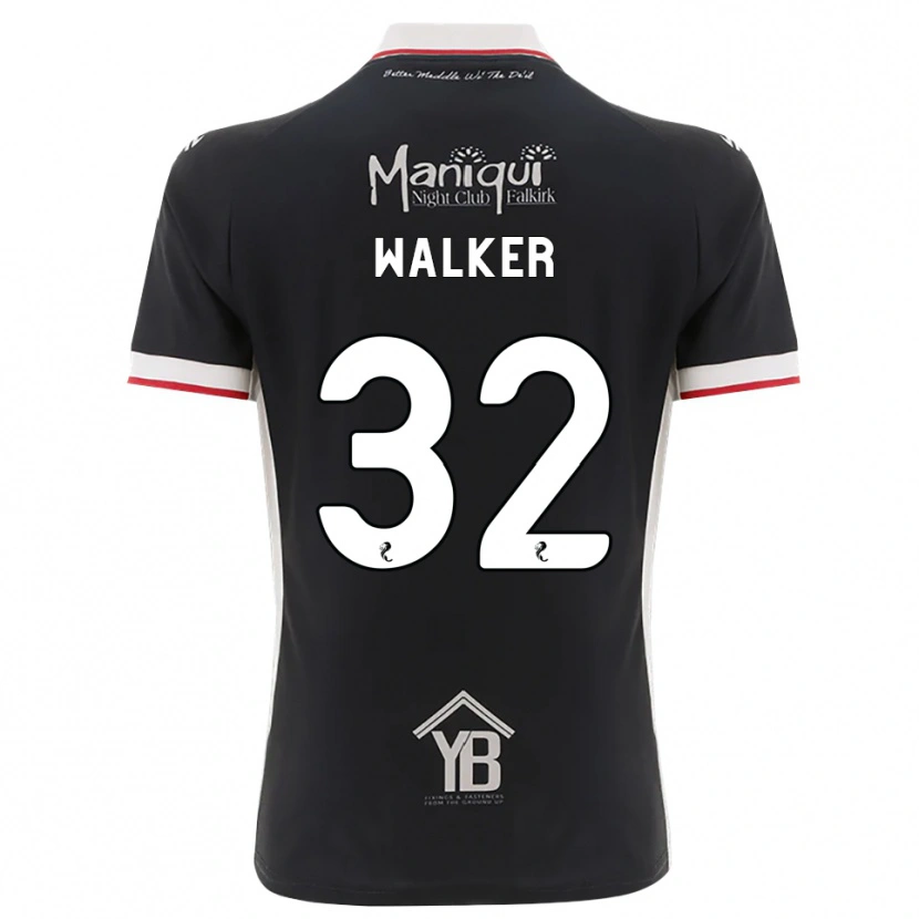 Danxen Kinder Rhys Walker #32 Schwarz Weiß Rot Heimtrikot Trikot 2026/27 T-Shirt