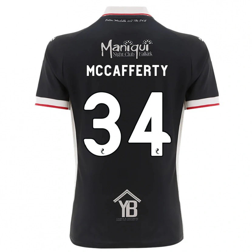 Danxen Kinder Flynn Mccafferty #34 Schwarz Weiß Rot Heimtrikot Trikot 2026/27 T-Shirt