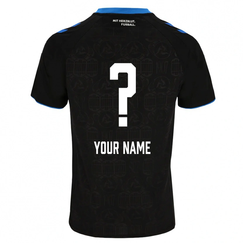Danxen Kinder Ihren Namen #0 Schwarz Weiß Rot Heimtrikot Trikot 2026/27 T-Shirt