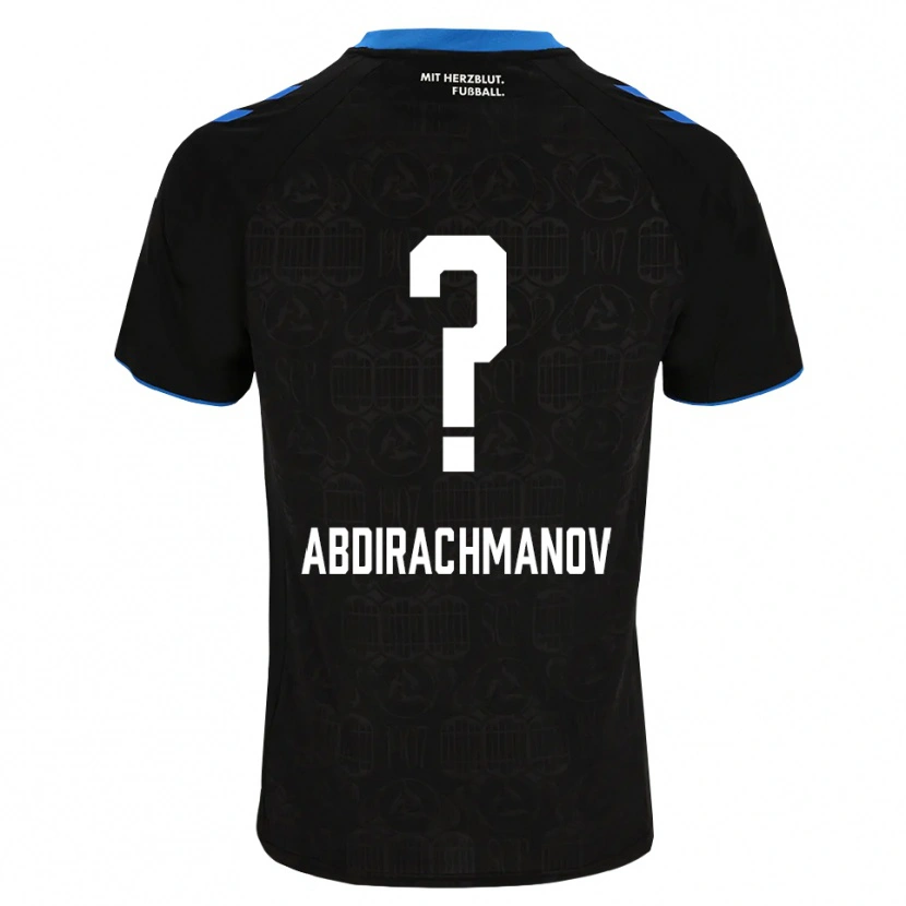 Danxen Kinder Islom Abdirachmanov #0 Schwarz Weiß Rot Heimtrikot Trikot 2026/27 T-Shirt