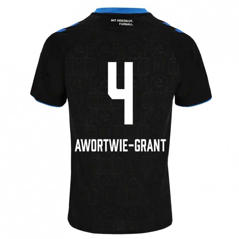 Danxen Kinder Nyamekye Awortwie-Grant #4 Schwarz Weiß Rot Heimtrikot Trikot 2026/27 T-Shirt