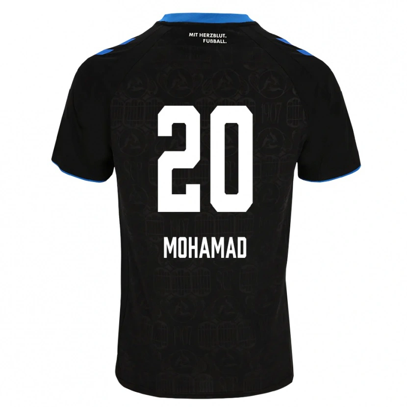 Danxen Kinder Hassan Mohamad #20 Schwarz Weiß Rot Heimtrikot Trikot 2026/27 T-Shirt