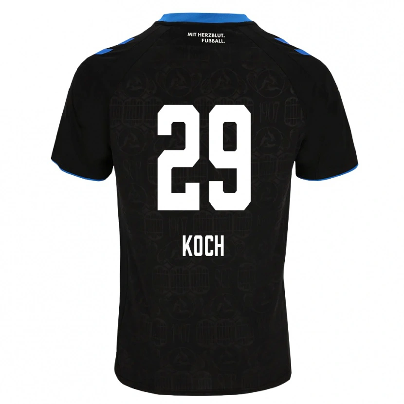 Danxen Kinder Henrik Koch #29 Schwarz Weiß Rot Heimtrikot Trikot 2026/27 T-Shirt