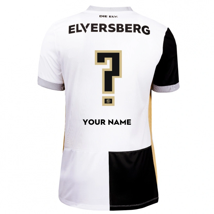 Danxen Kinder Ihren Namen #0 Schwarz Weiß Braun Heimtrikot Trikot 2026/27 T-Shirt