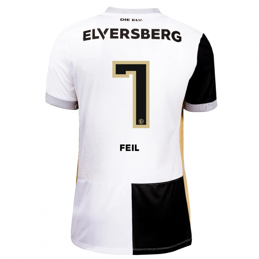 Danxen Kinder Manuel Feil #7 Schwarz Weiß Braun Heimtrikot Trikot 2026/27 T-Shirt