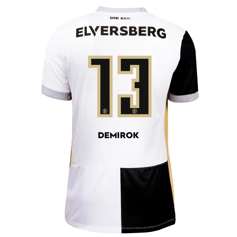 Danxen Kinder Kaan Demirok #13 Schwarz Weiß Braun Heimtrikot Trikot 2026/27 T-Shirt