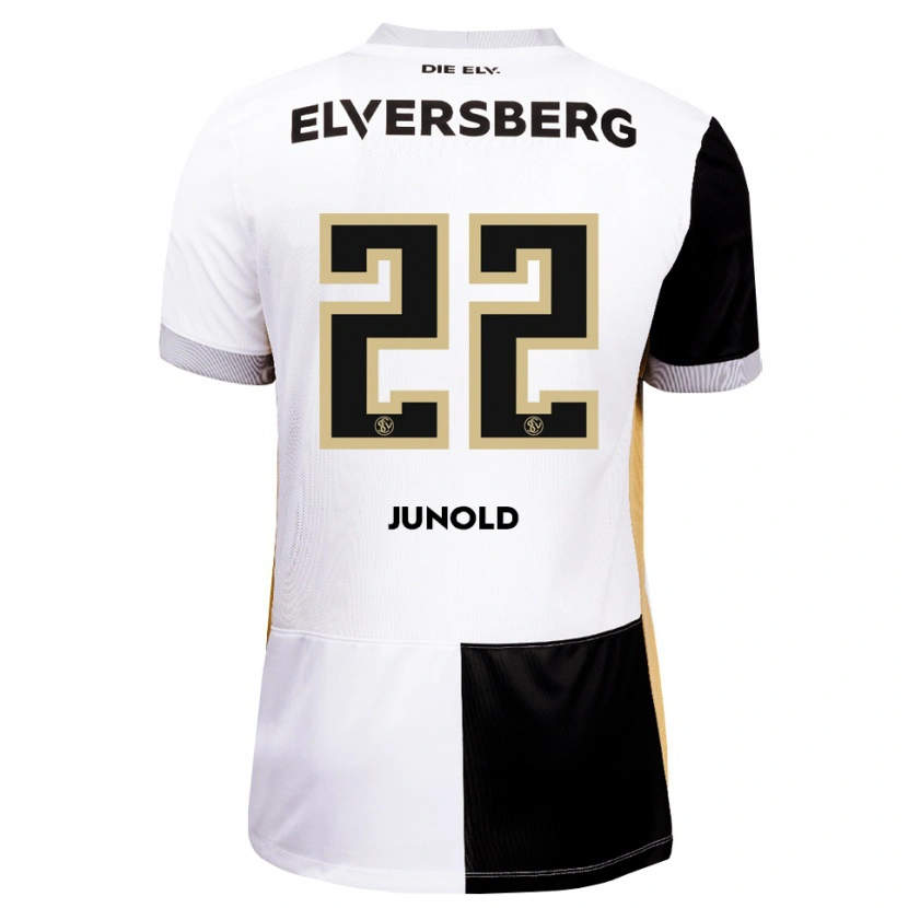 Danxen Kinder Emma Junold #22 Schwarz Weiß Braun Heimtrikot Trikot 2026/27 T-Shirt