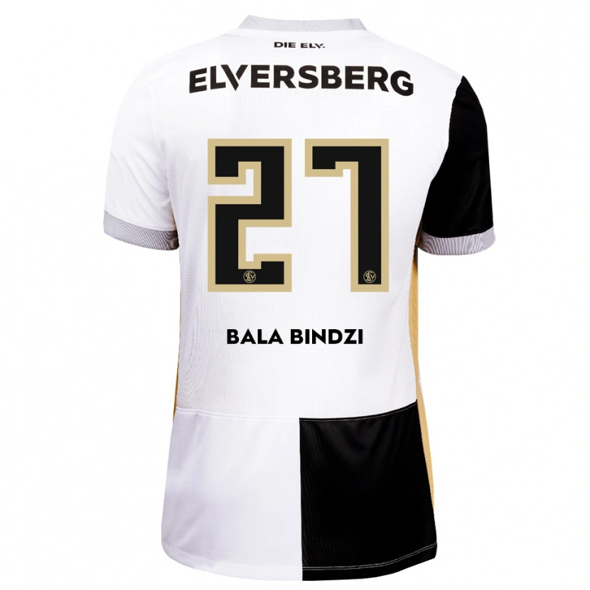 Danxen Kinder Corneille Bala Bindzi #27 Schwarz Weiß Braun Heimtrikot Trikot 2026/27 T-Shirt