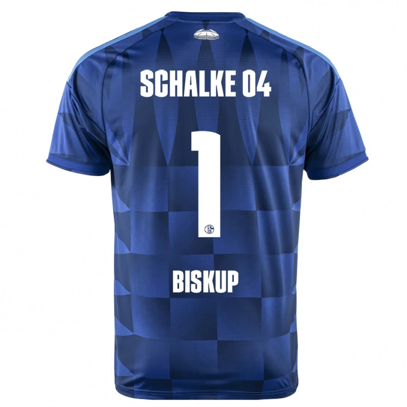 Danxen Kinder Marcell Biskup #1 Dunkelblau Gelb Weiß Heimtrikot Trikot 2026/27 T-Shirt