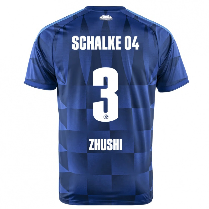Danxen Kinder Laurin Zhushi #3 Dunkelblau Gelb Weiß Heimtrikot Trikot 2026/27 T-Shirt