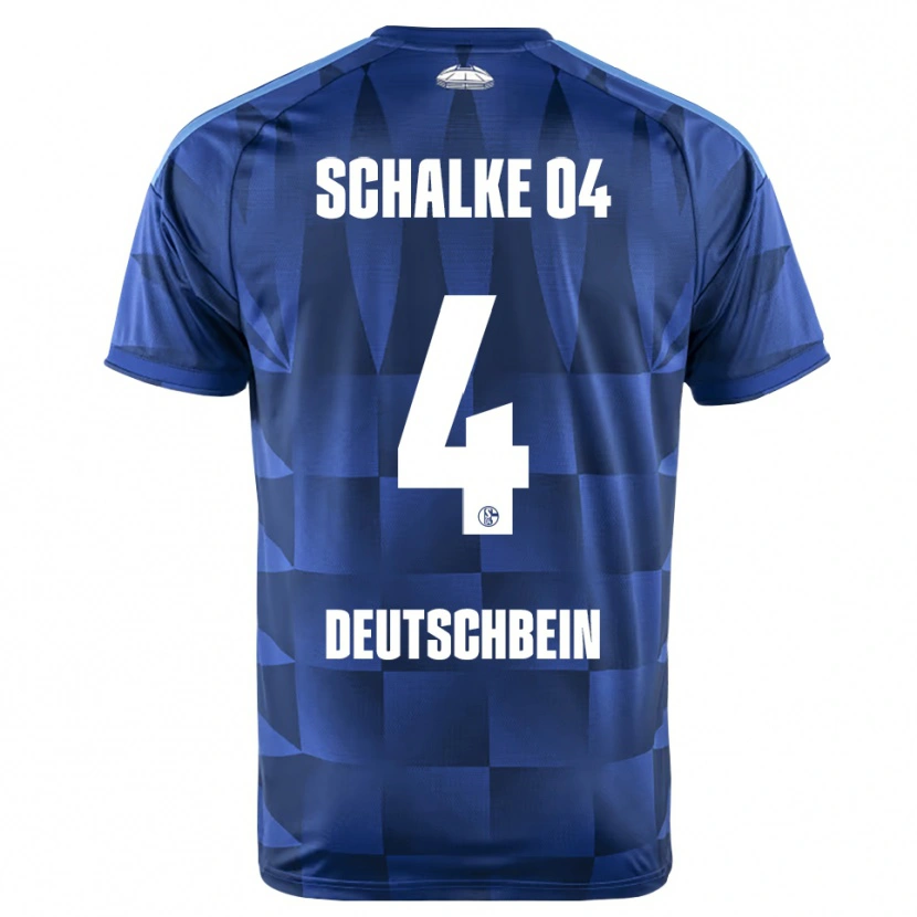 Danxen Kinder Lasse Deutschbein #4 Dunkelblau Gelb Weiß Heimtrikot Trikot 2026/27 T-Shirt