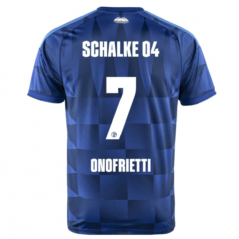 Danxen Kinder Vincenzo Onofrietti #7 Dunkelblau Gelb Weiß Heimtrikot Trikot 2026/27 T-Shirt
