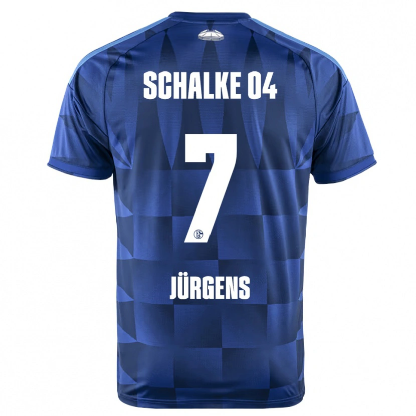Danxen Kinder Celina Jürgens #7 Dunkelblau Gelb Weiß Heimtrikot Trikot 2026/27 T-Shirt