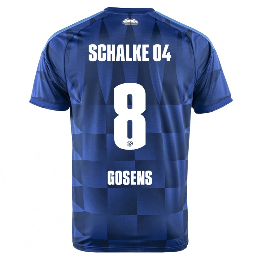 Danxen Kinder Robin Gosens #8 Dunkelblau Gelb Weiß Heimtrikot Trikot 2026/27 T-Shirt