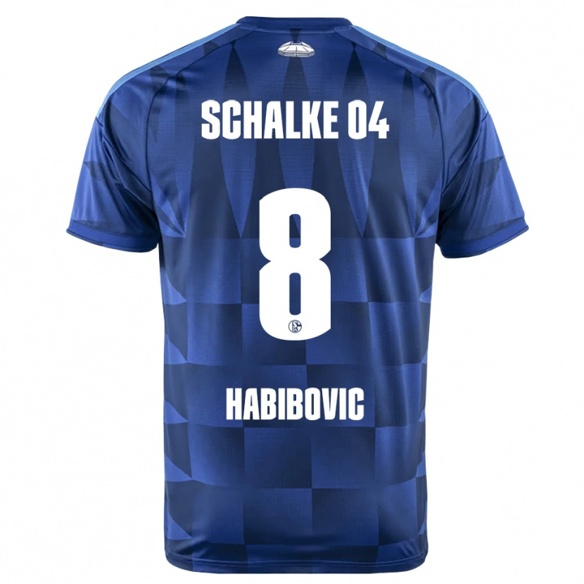 Danxen Kinder Edina Habibovic #8 Dunkelblau Gelb Weiß Heimtrikot Trikot 2026/27 T-Shirt