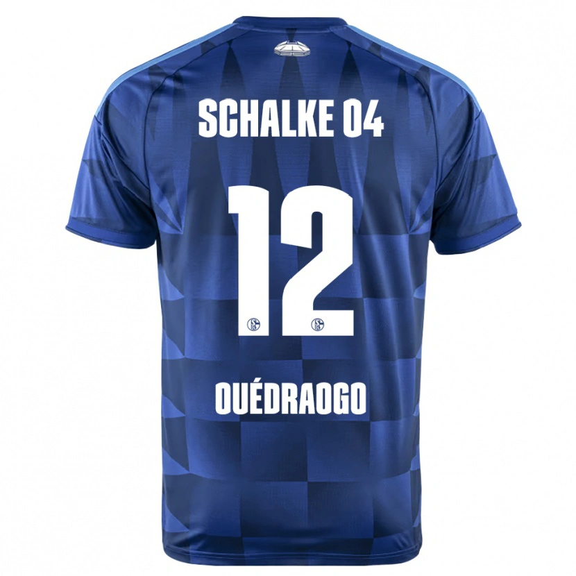 Danxen Kinder Riyad Ouédraogo #12 Dunkelblau Gelb Weiß Heimtrikot Trikot 2026/27 T-Shirt
