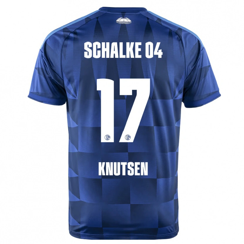 Danxen Kinder Marcus Knutsen #17 Dunkelblau Gelb Weiß Heimtrikot Trikot 2026/27 T-Shirt