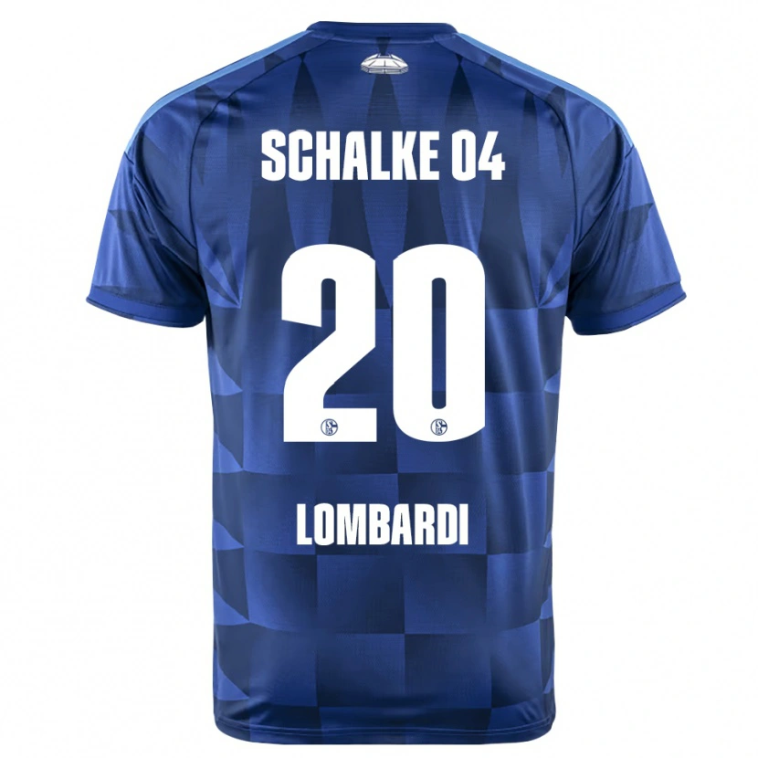 Danxen Kinder Antonio Lombardi #20 Dunkelblau Gelb Weiß Heimtrikot Trikot 2026/27 T-Shirt