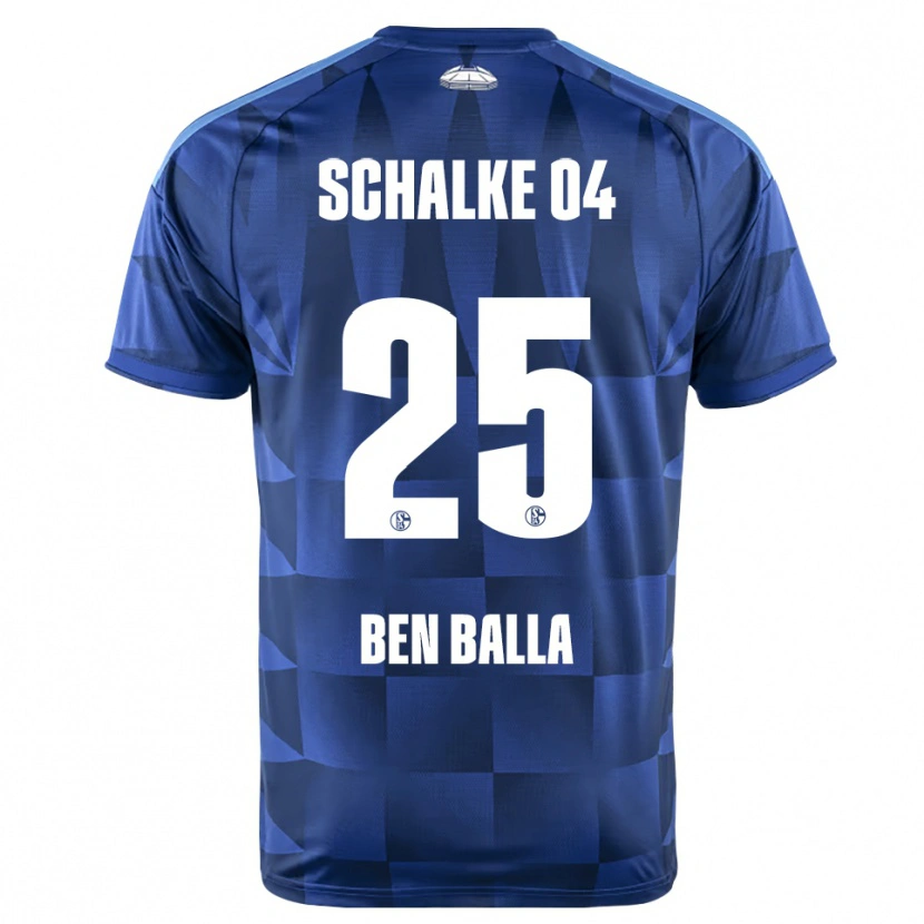 Danxen Kinder Yassin Ben Balla #25 Dunkelblau Gelb Weiß Heimtrikot Trikot 2026/27 T-Shirt