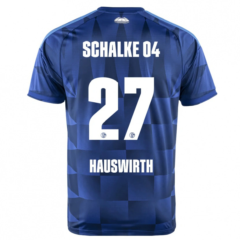 Danxen Kinder Max Hauswirth #27 Dunkelblau Gelb Weiß Heimtrikot Trikot 2026/27 T-Shirt