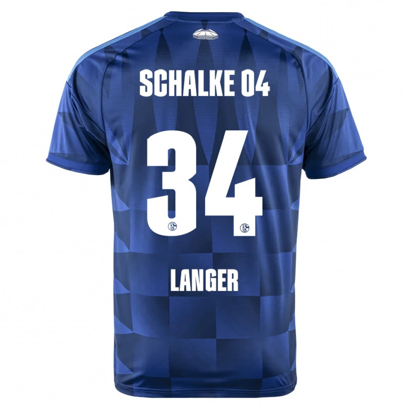 Danxen Kinder Michael Langer #34 Dunkelblau Gelb Weiß Heimtrikot Trikot 2026/27 T-Shirt