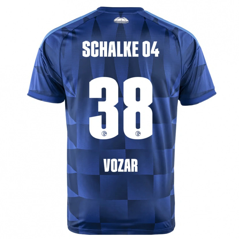 Danxen Kinder Luca Vozar #38 Dunkelblau Gelb Weiß Heimtrikot Trikot 2026/27 T-Shirt