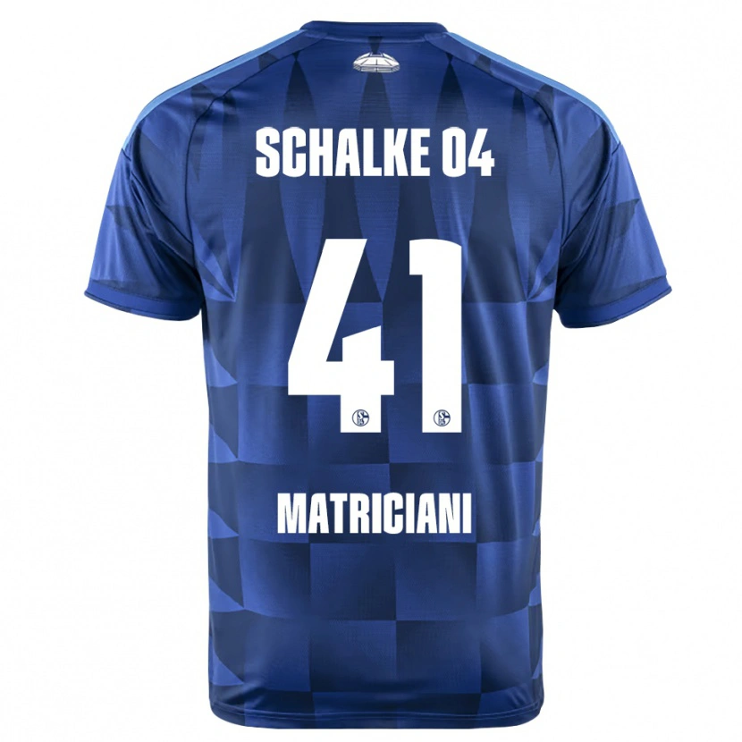 Danxen Kinder Henning Matriciani #41 Dunkelblau Gelb Weiß Heimtrikot Trikot 2026/27 T-Shirt