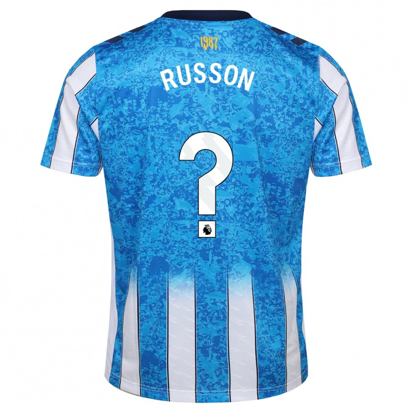 Danxen Kinder Will Russon #0 Weiß Blau Orange Heimtrikot Trikot 2026/27 T-Shirt