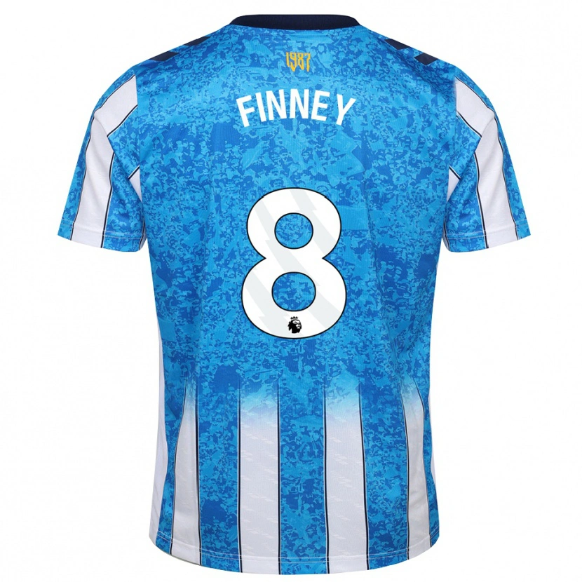 Danxen Kinder Charlie Finney #8 Weiß Blau Orange Heimtrikot Trikot 2026/27 T-Shirt