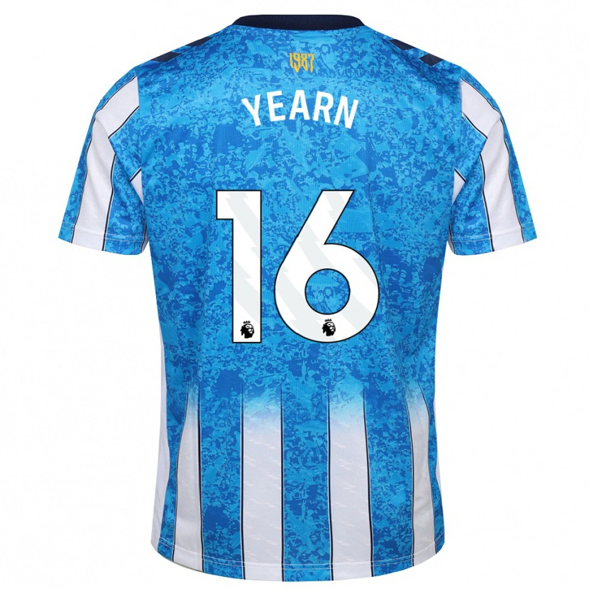 Danxen Kinder Kai Yearn #16 Weiß Blau Orange Heimtrikot Trikot 2026/27 T-Shirt