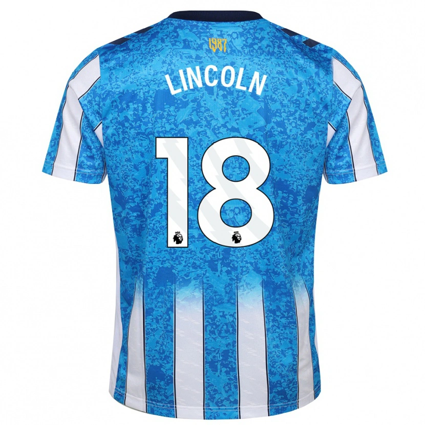 Danxen Kinder Khavarni Lincoln #18 Weiß Blau Orange Heimtrikot Trikot 2026/27 T-Shirt
