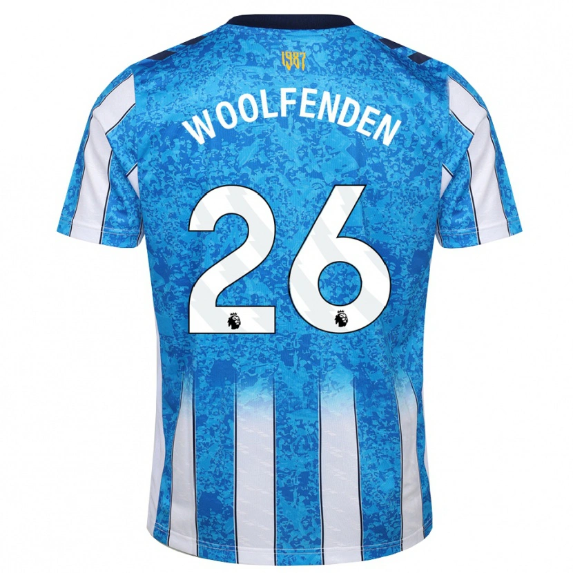 Danxen Kinder Luke Woolfenden #26 Weiß Blau Orange Heimtrikot Trikot 2026/27 T-Shirt