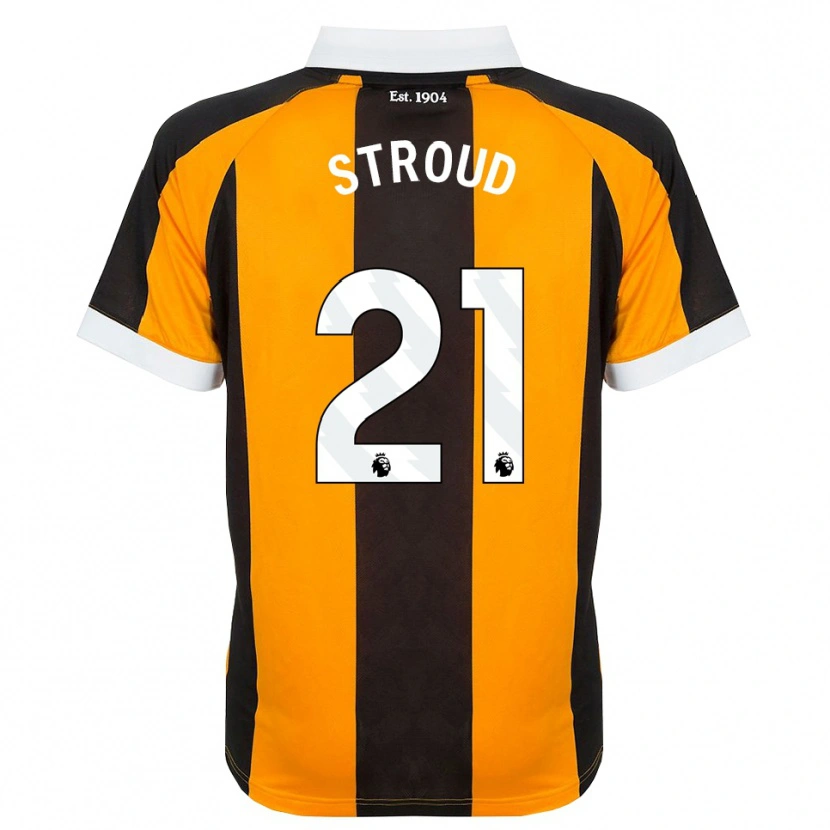 Danxen Kinder Elliot Stroud #21 Orange Schwarz Weiß Heimtrikot Trikot 2026/27 T-Shirt