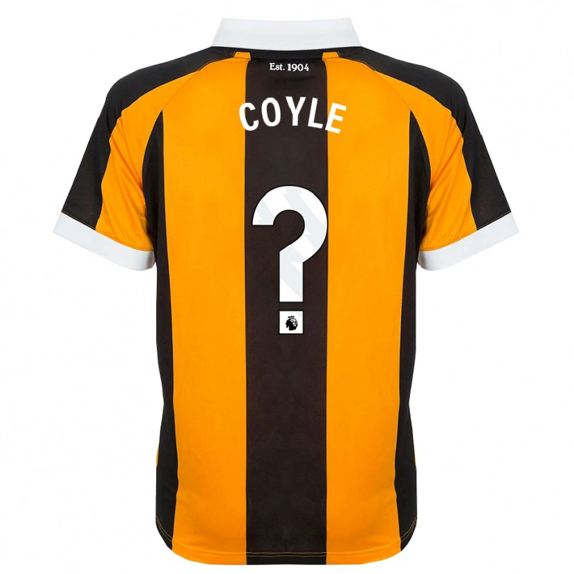 Danxen Kinder Rocco Coyle #0 Orange Schwarz Weiß Heimtrikot Trikot 2026/27 T-Shirt