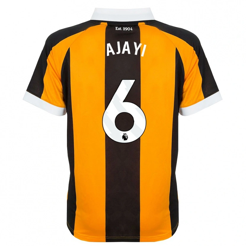 Danxen Kinder Semi Ajayi #6 Orange Schwarz Weiß Heimtrikot Trikot 2026/27 T-Shirt
