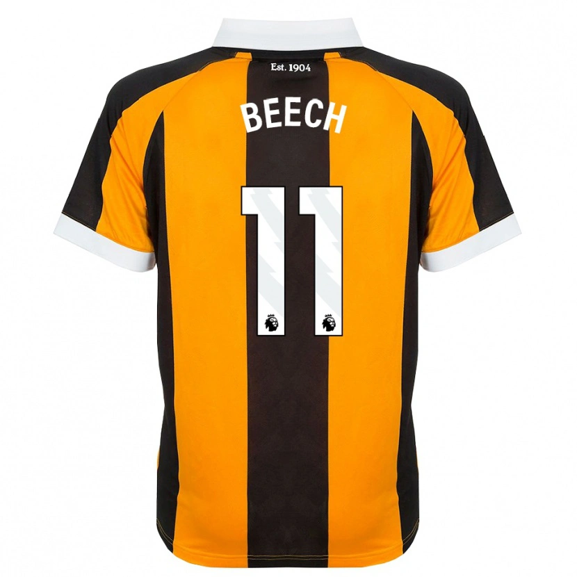 Danxen Kinder Rebecca Beech #11 Orange Schwarz Weiß Heimtrikot Trikot 2026/27 T-Shirt