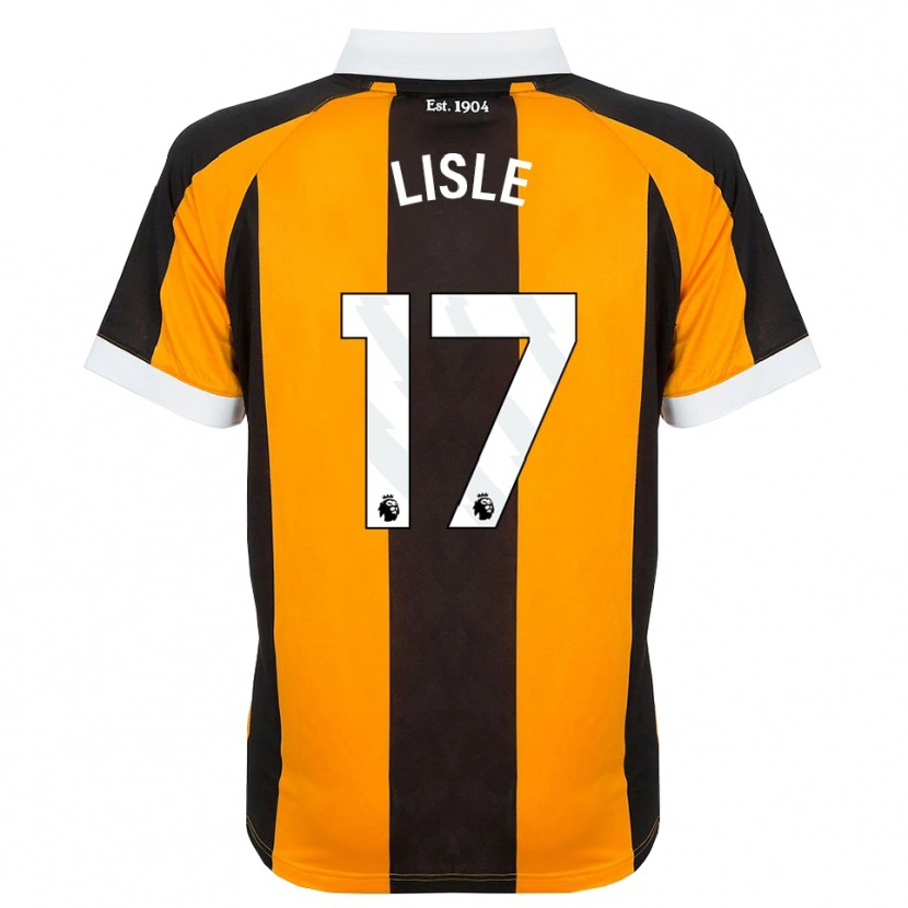 Danxen Kinder Mary Lisle #17 Orange Schwarz Weiß Heimtrikot Trikot 2026/27 T-Shirt