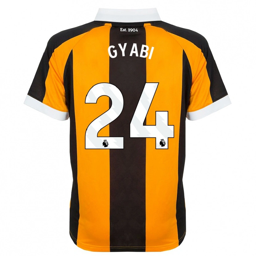 Danxen Kinder Darko Gyabi #24 Orange Schwarz Weiß Heimtrikot Trikot 2026/27 T-Shirt