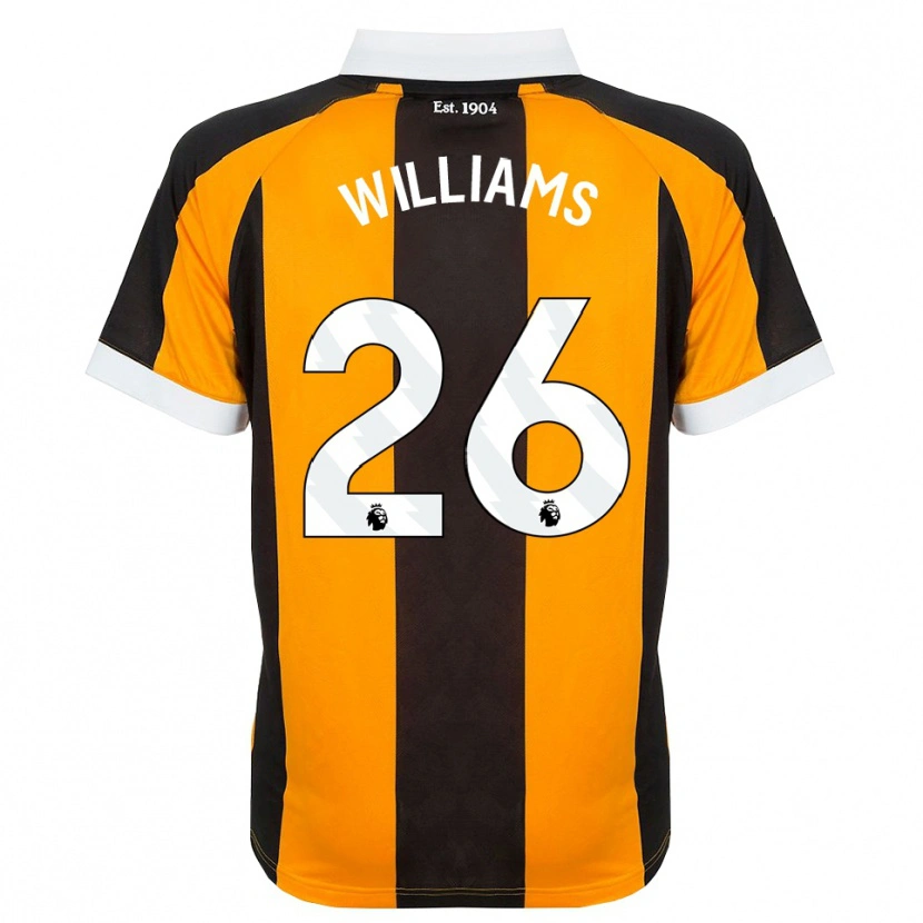 Danxen Kinder Annabel Williams #26 Orange Schwarz Weiß Heimtrikot Trikot 2026/27 T-Shirt