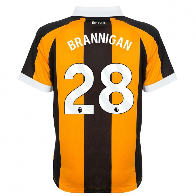 Danxen Kinder Aoife Brannigan #28 Orange Schwarz Weiß Heimtrikot Trikot 2026/27 T-Shirt