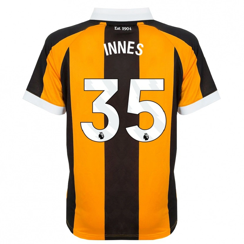 Danxen Kinder Emma Innes #35 Orange Schwarz Weiß Heimtrikot Trikot 2026/27 T-Shirt