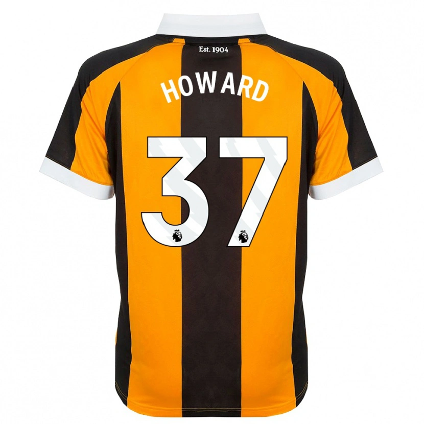 Danxen Kinder Scarlet Howard #37 Orange Schwarz Weiß Heimtrikot Trikot 2026/27 T-Shirt