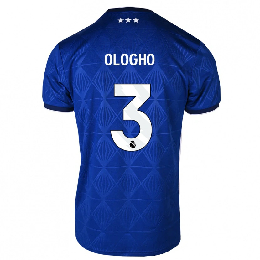 Danxen Kinder Daniel Ologho #3 Mittelblau Weiß Rot Heimtrikot Trikot 2026/27 T-Shirt