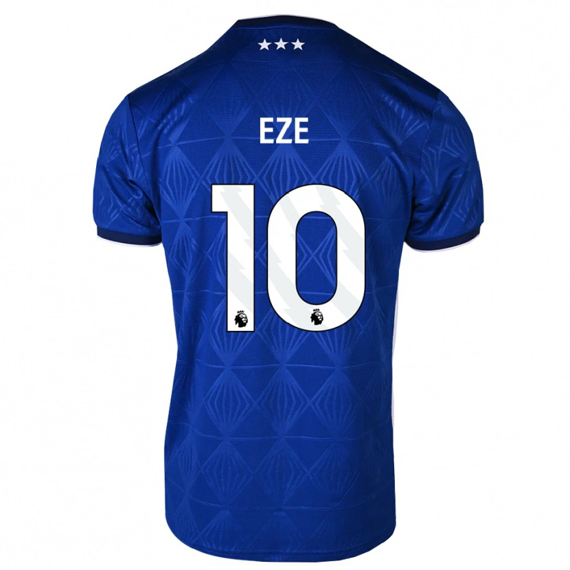 Danxen Kinder Nelson Eze #10 Mittelblau Weiß Rot Heimtrikot Trikot 2026/27 T-Shirt