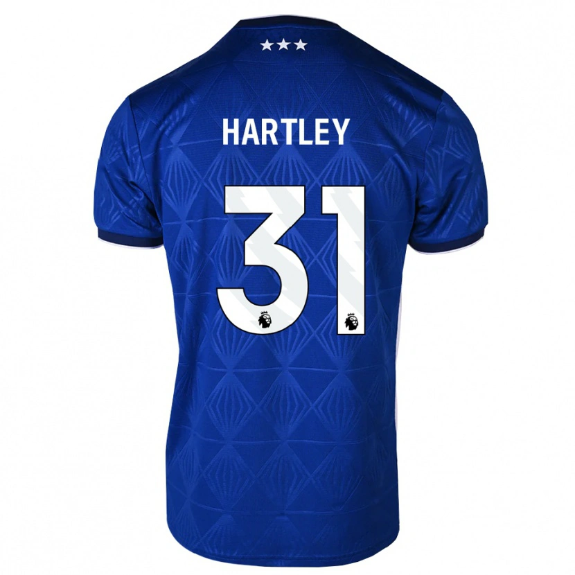 Danxen Kinder Laura Hartley #31 Mittelblau Weiß Rot Heimtrikot Trikot 2026/27 T-Shirt